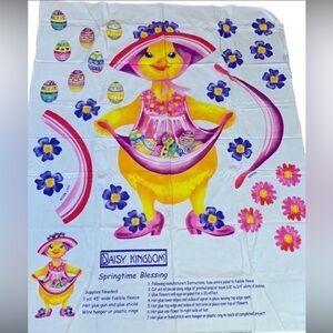 Daisy Kingdom Springtime Blessing fabric / sewing panel for wall hanging